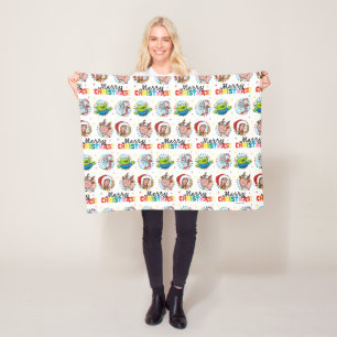 Toy Story   Merry Christmas Pattern Fleece Blanket