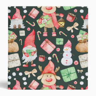 Toy Story Merry Christmas Pattern Modern Binder