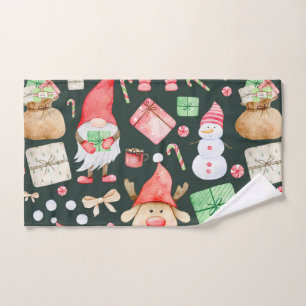 Toy Story Merry Christmas Pattern Modern       Hand Towel