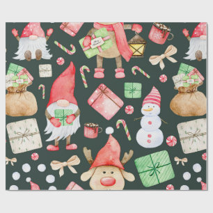 Toy Story Merry Christmas Pattern Modern Wrapping Paper