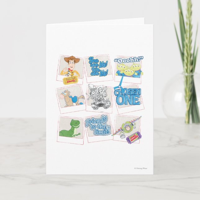 Toy Story Picture Collage Card (Front)