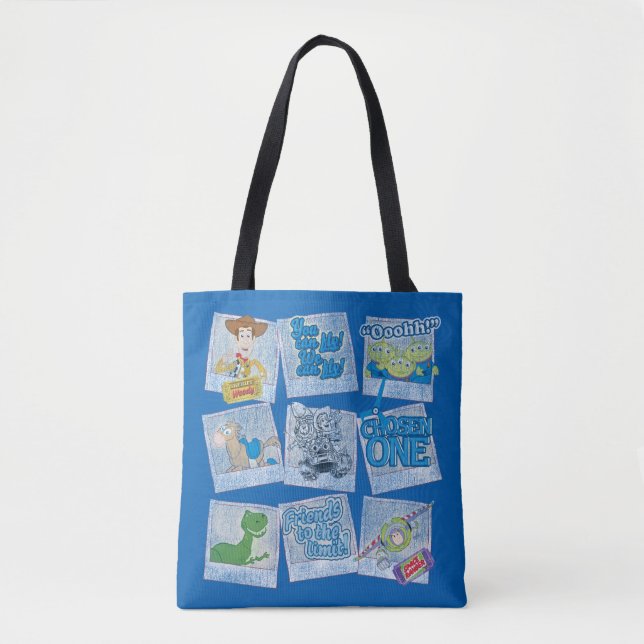 Toy Story Picture Collage Tote Bag (Front)