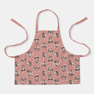 Toy Story Pink Western Cowboy Portrait Pattern Apron