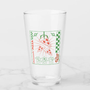 Toy Story   Pizza Planet graphic Glass