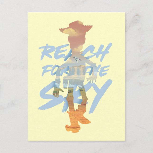 Toy Story | "Reach For The Sky" Woody & Buzz Art Postcard (Front)