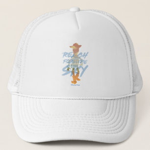 Toy Story "Reach For The Sky" Woody & Buzz Art Trucker Hat