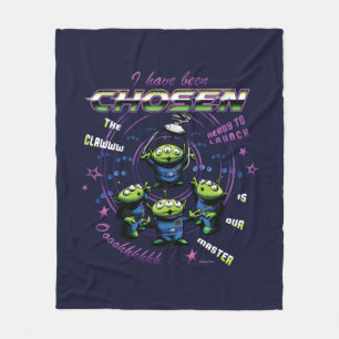 Toy Story   Retro "I Have Been Chosen" Aliens Fleece Blanket