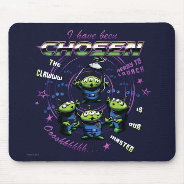 Toy Story | Retro "I Have Been Chosen" Aliens Mouse Pad (Front)