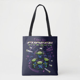 Toy Story   Retro "I Have Been Chosen" Aliens Tote Bag