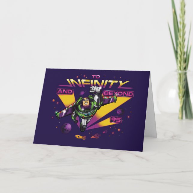 Toy Story | Retro "To Infinity And Beyond" Buzz Card (Front)