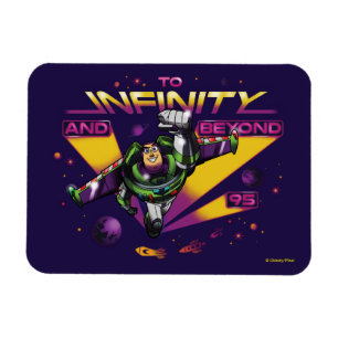 Toy Story   Retro "To Infinity And Beyond" Buzz Magnet