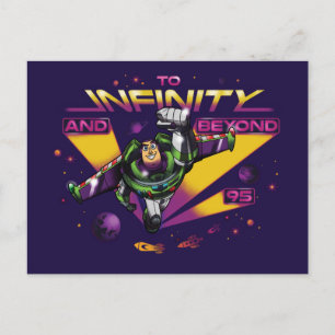 Toy Story   Retro "To Infinity And Beyond" Buzz Postcard
