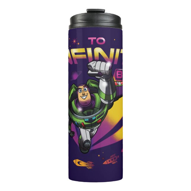 Toy Story | Retro "To Infinity And Beyond" Buzz Thermal Tumbler (Front)