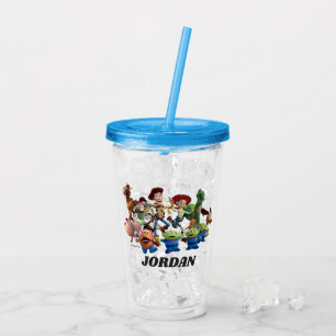 Toy Story Squad   Add Your Name Acrylic Tumbler