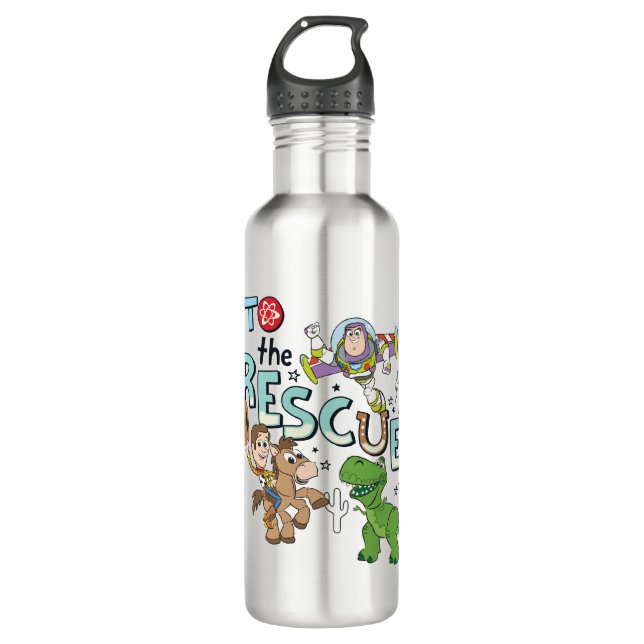 Toy Story "To The Rescue" 710 Ml Water Bottle (Front)
