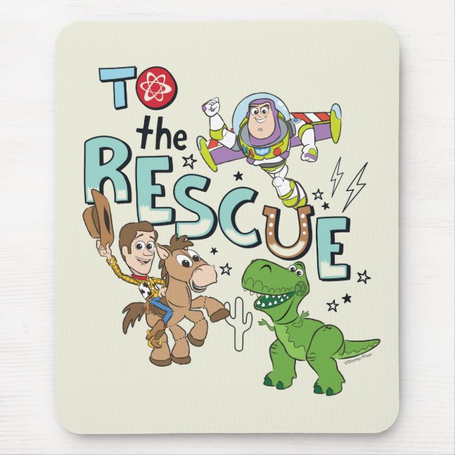 Toy Story "To The Rescue" Mouse Pad (Front)