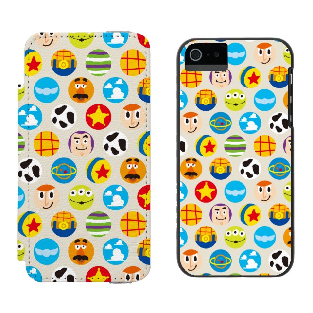 Toy Story | Toy Icon Pattern Incipio iPhone Wallet Case (Side by Side)