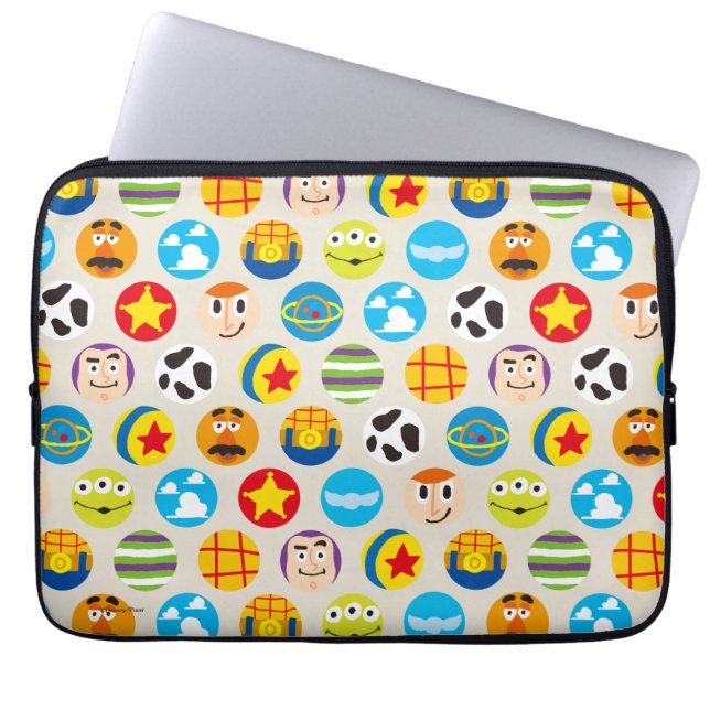 Toy Story | Toy Icon Pattern Laptop Sleeve (Front)
