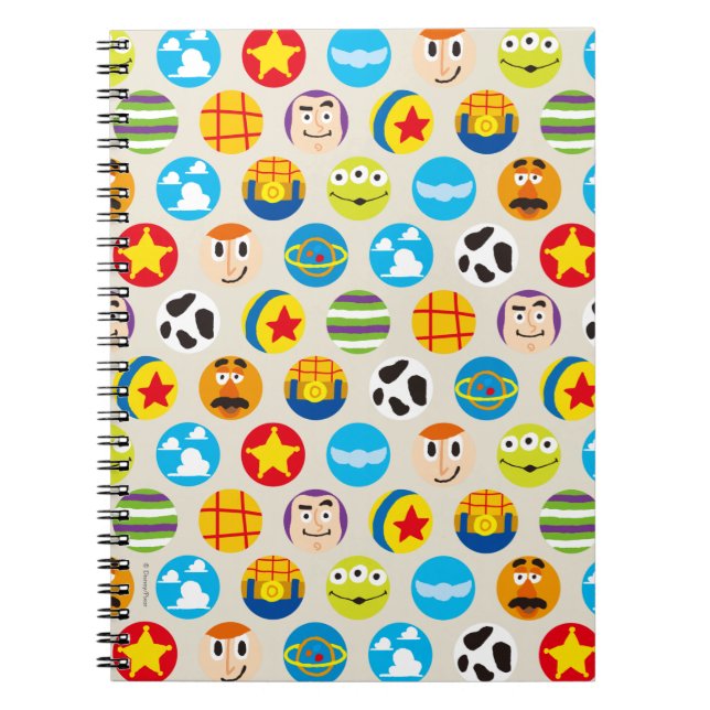 Toy Story | Toy Icon Pattern Notebook (Front)