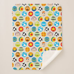 Toy Story   Toy Icon Pattern Sherpa Blanket