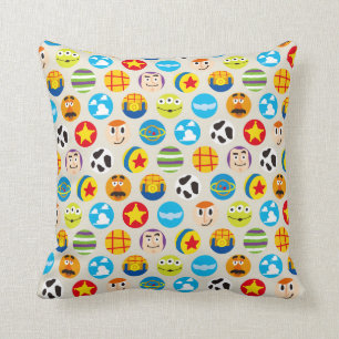 Toy Story   Toy Icon Pattern Throw Pillow