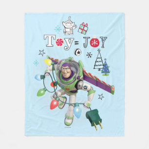 Toy Story   Toy = Joy Fleece Blanket