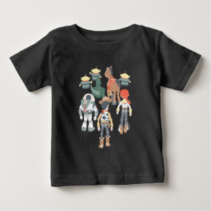 Toy Story   Toy Story Friends Turn 6 Baby T-Shirt