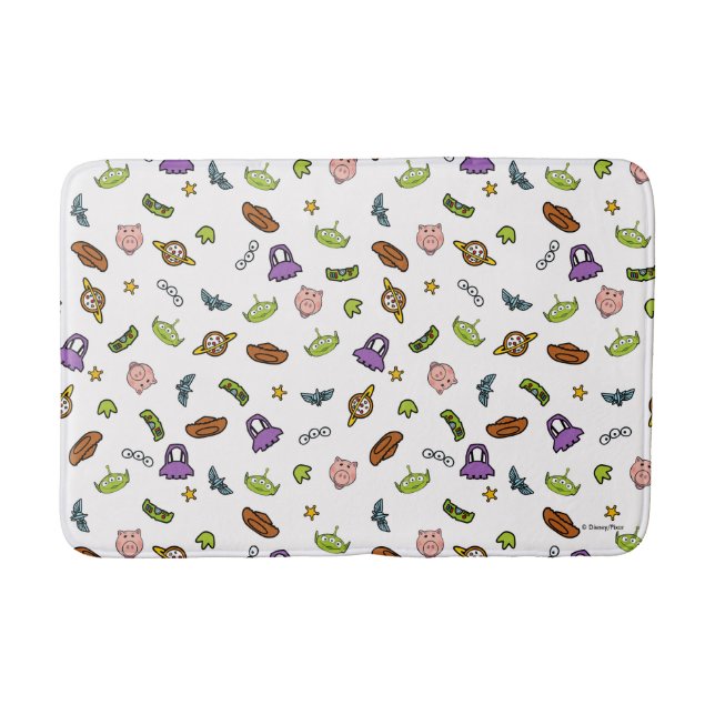 Toy Story | Toy Story Icon Pattern Bath Mat (Front)
