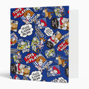 Toy Story Toys at Play Comic Pattern Binder