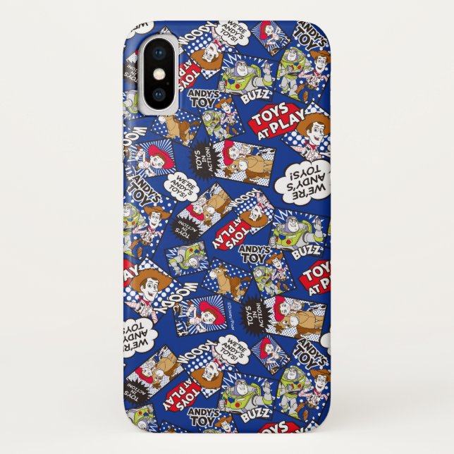 Toy Story | Toys at Play Comic Pattern Case-Mate iPhone Case (Back)