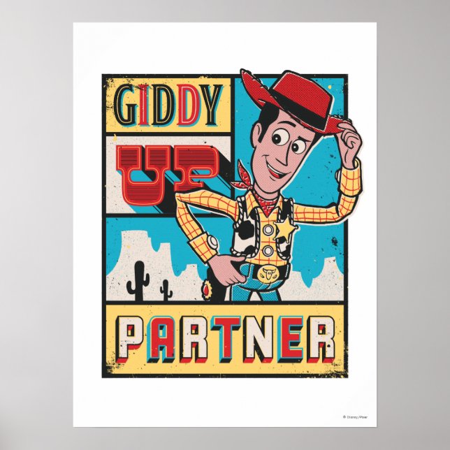 Toy Story - Vintage Woody Poster (Front)