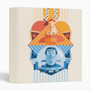 Toy Story Woody & Buzz Reversible Graphic Binder