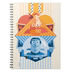 Toy Story   Woody & Buzz Reversible Graphic Notebook