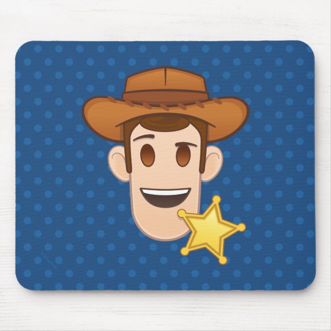 Toy Story | Woody Emoji Mouse Pad (Front)