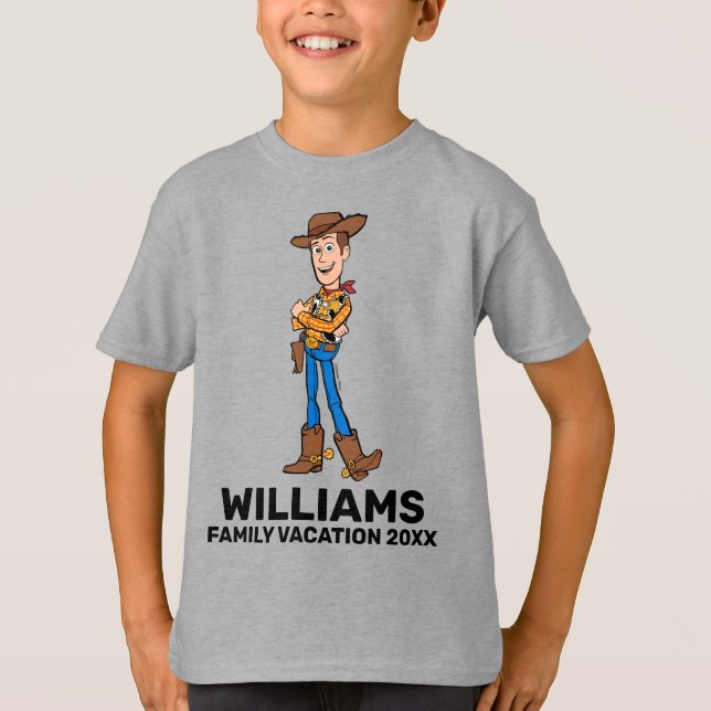 Toy Story Woody | Family Vacation T-Shirt (Front)