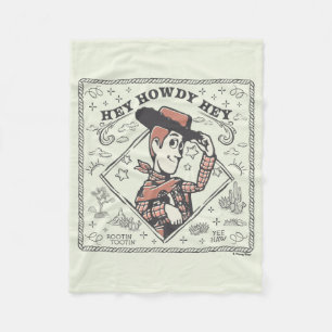 Toy Story Woody "Hey Howdy Hey" Fleece Blanket