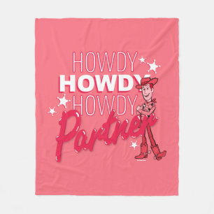 Toy Story   Woody "Howdy Howdy Howdy Partner" Fleece Blanket