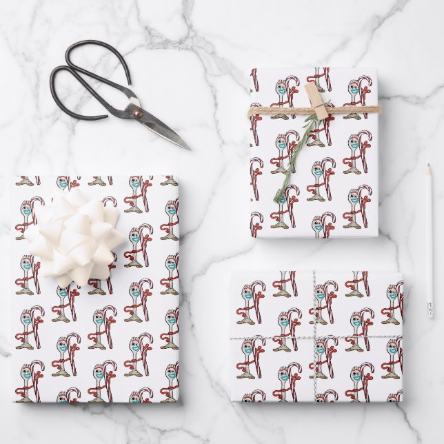 Toy Story | Woody's Christmas Light Lasso Wrapping Paper Sheet (Front)