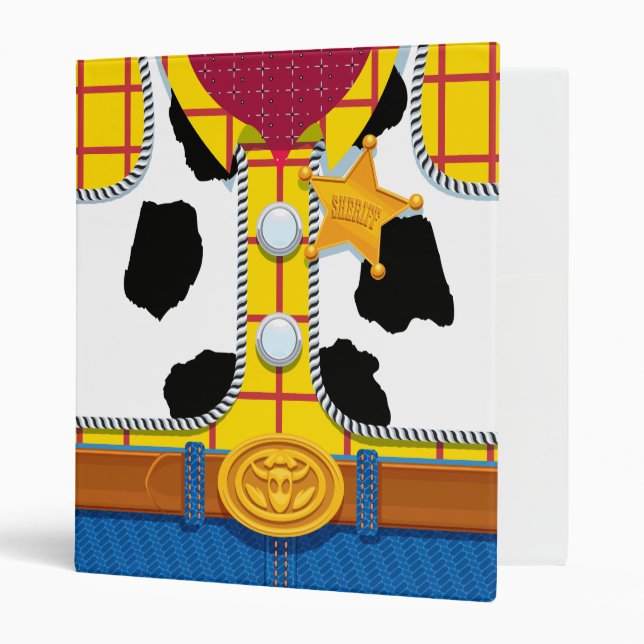 Toy Story | Woody's Sheriff Outfit Binder (Front/Inside)