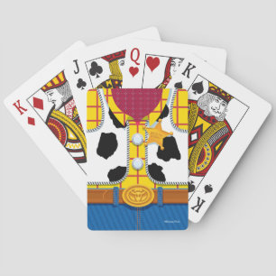 Toy Story   Woody's Sheriff Outfit Playing Cards