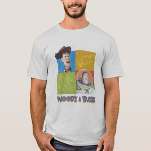 Toy Story's Buzz Lightlear and Woody Logo T-Shirt