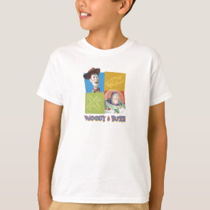 Toy Story's Buzz Lightlear and Woody Logo T-Shirt
