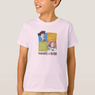 Toy Story's Buzz Lightlear and Woody Logo T-Shirt