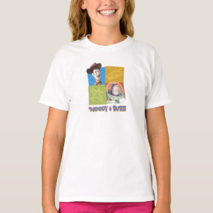 Toy Story's Buzz Lightlear and Woody Logo T-Shirt