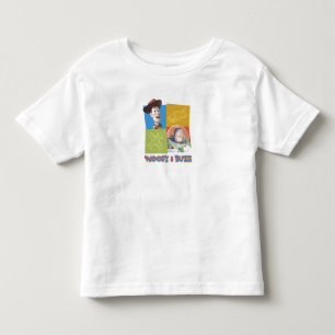 Toy Story's Buzz Lightyear and Woody Logo Toddler T-shirt