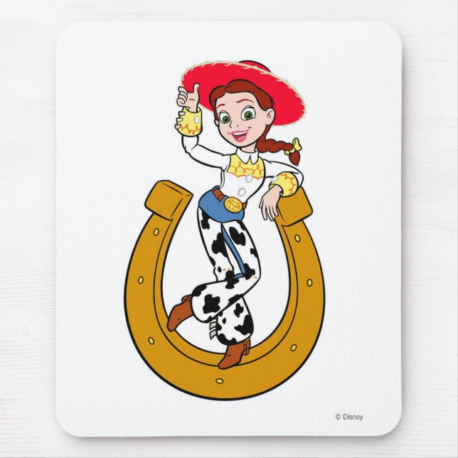 Toy Story's Jesse on Horseshoe Mouse Pad (Front)