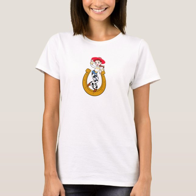 Toy Story's Jesse on Horseshoe T-Shirt (Front)