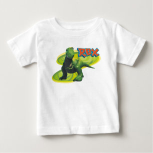 Toy Story's Rex standing with a smiling face. Baby T-Shirt