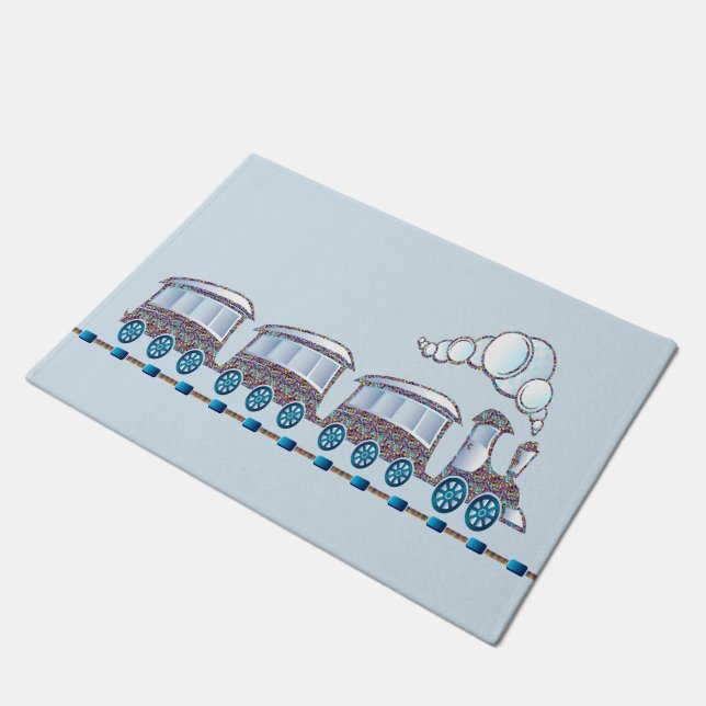 Toy Train Doormat (Angled)