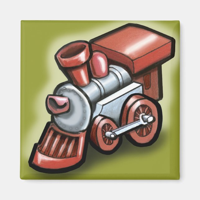 Toy Train Magnet (Front)